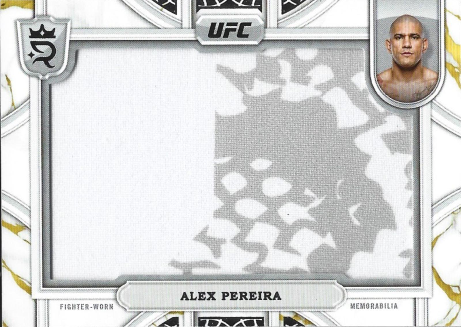 Alex Pereira #RCJ-24 Ufc Cards 2024 Topps Royalty UFC Relic Jewels