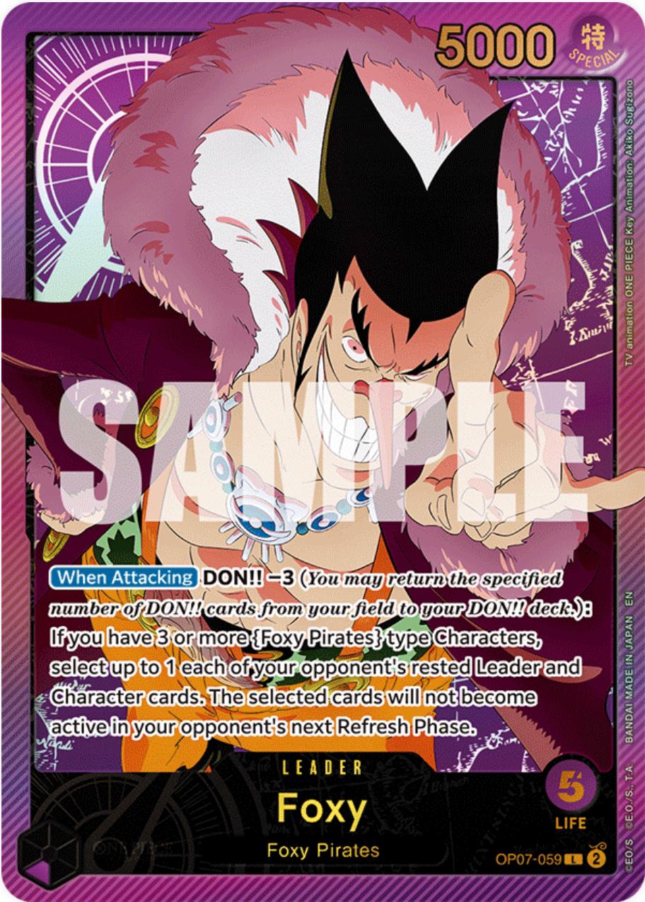 Foxy OP07-059 One Piece Extra Booster Anime 25th Collection