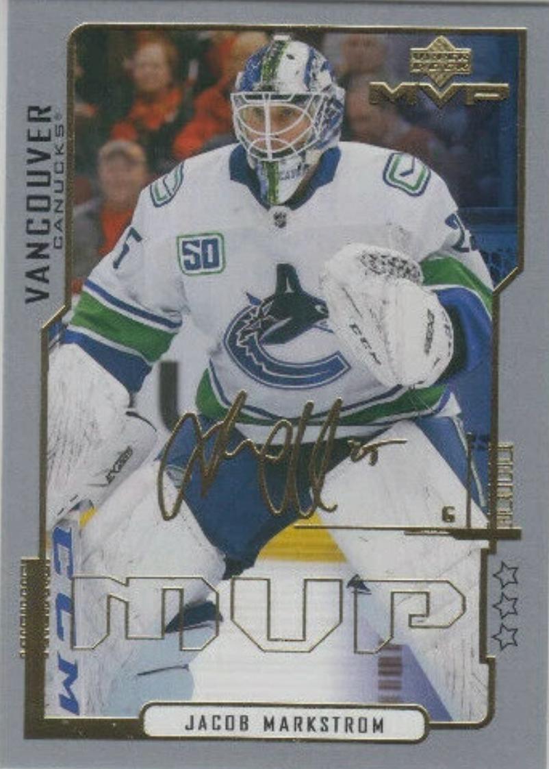 Jacob Markstrom #93 2020 Upper Deck MVP 20th Anniversary Hockey