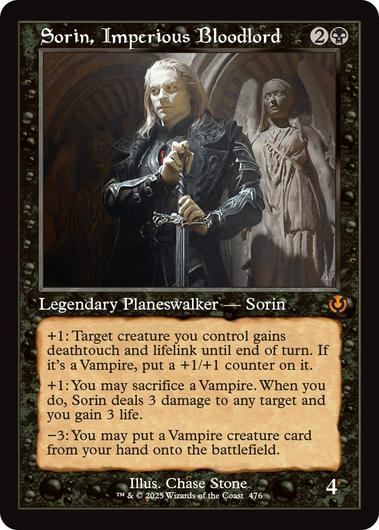 Sorin, Imperious Bloodlord #476 Cover Art
