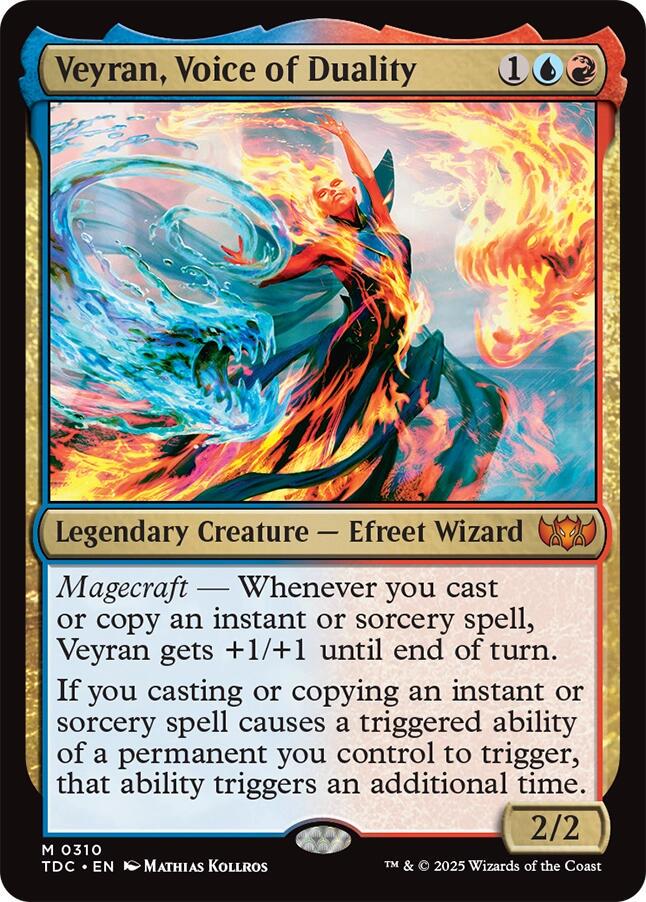 Veyran, Voice of Duality #310 Magic Tarkir: Dragonstorm Commander