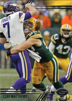 Clay Matthews #65 Football Cards 2014 Topps Prime