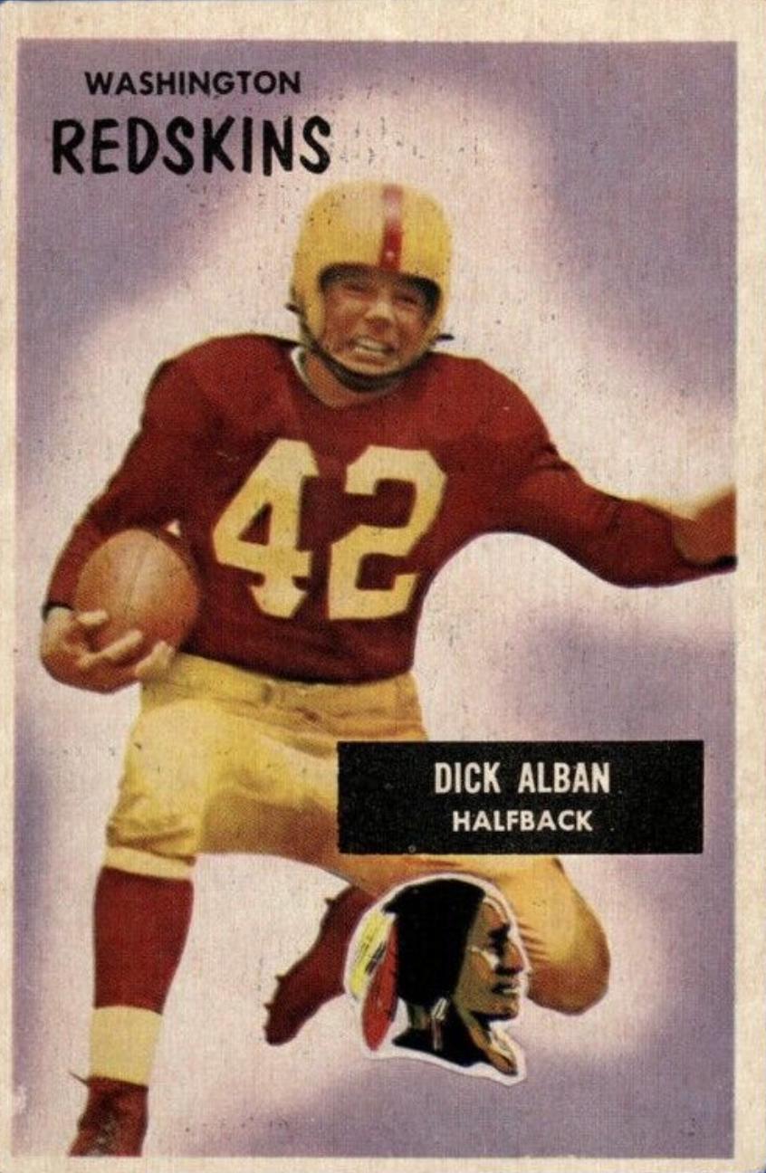 Dick Alban #12 Football Cards 1955 Bowman