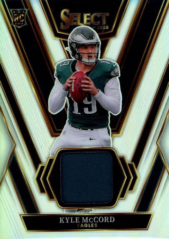 Kyle McCord #RSW-KMD 2025 Panini Select Rookie Swatch Prizm Football