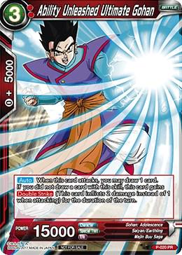 Ability Unleashed Ultimate Gohan P-020 Dragon Ball Fusion World Promos