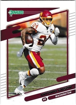 Antonio Gibson #7 2021 Panini Donruss Football