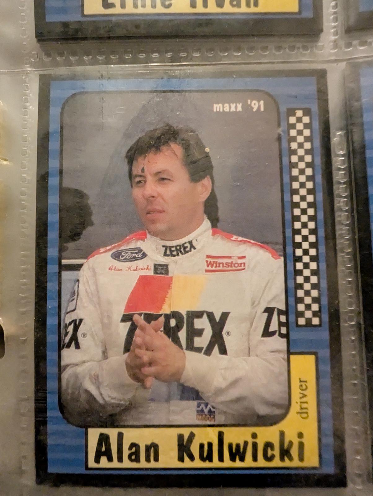 Alan Kulwicki #7 Racing Cards 1991 Maxx