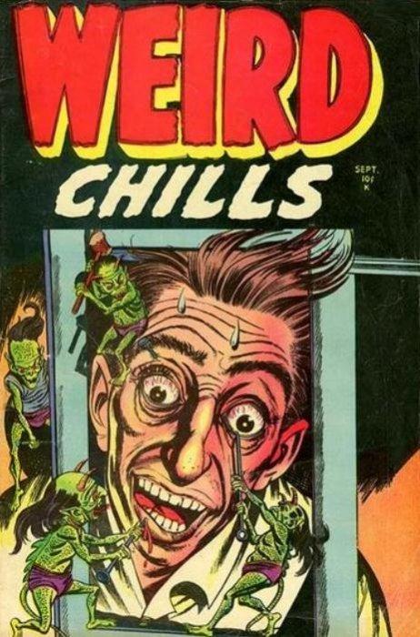 Weird Chills #2 (1954) Comic Books Weird Chills