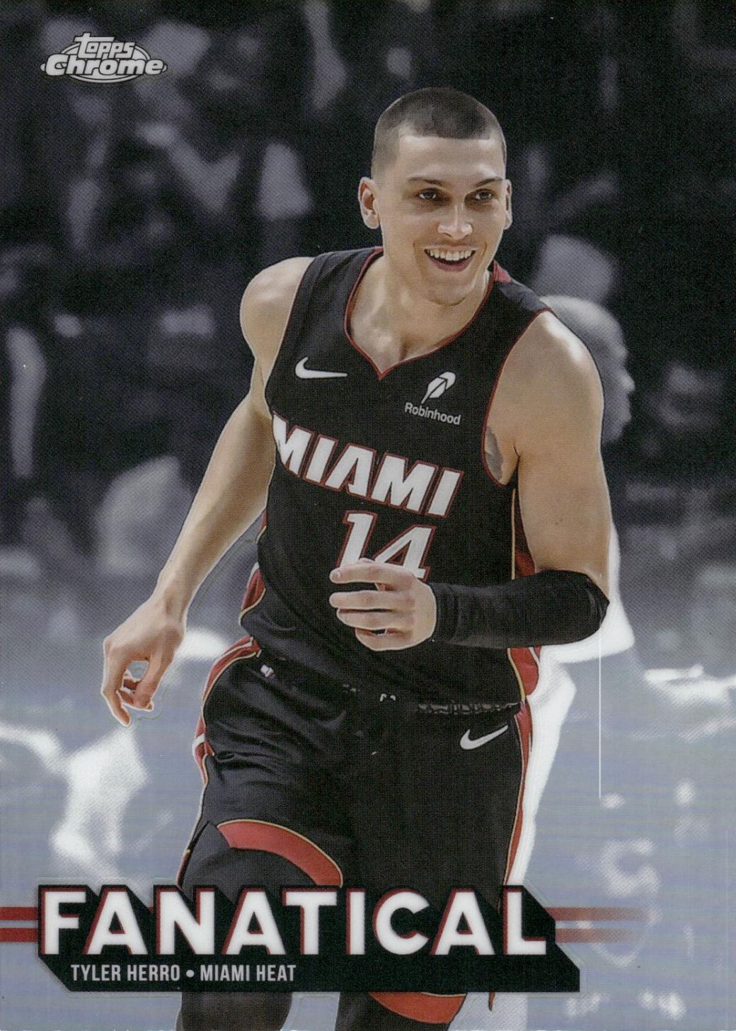 2025 Topps Chrome Fanatical Tyler Herro #FAN-10 card