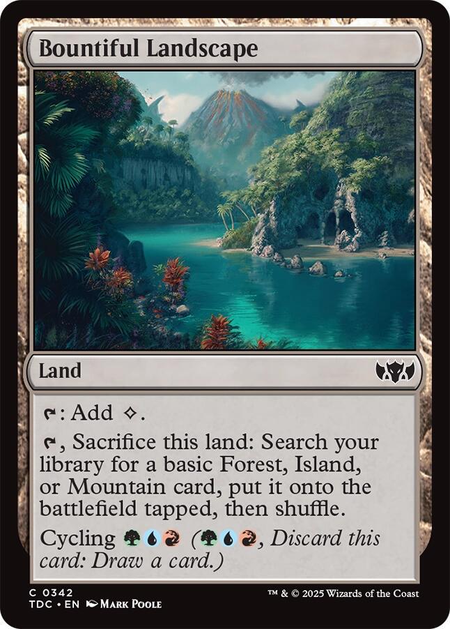 Bountiful Landscape (Magic Tarkir: Dragonstorm Commander)