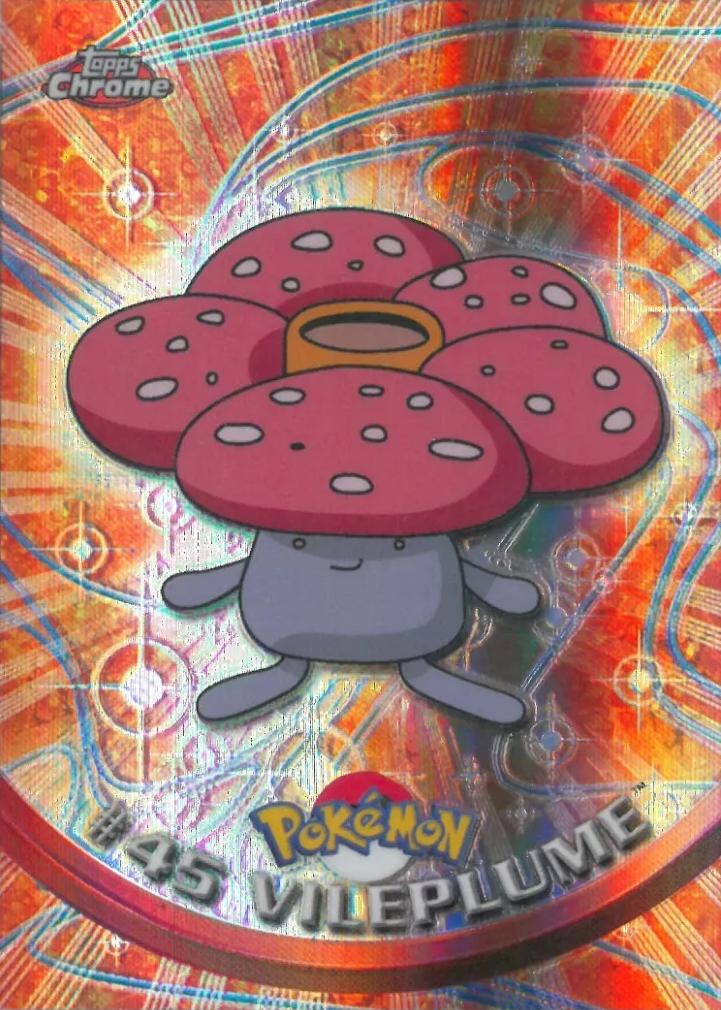 Vileplume #45 Pokemon 2000 Topps Chrome