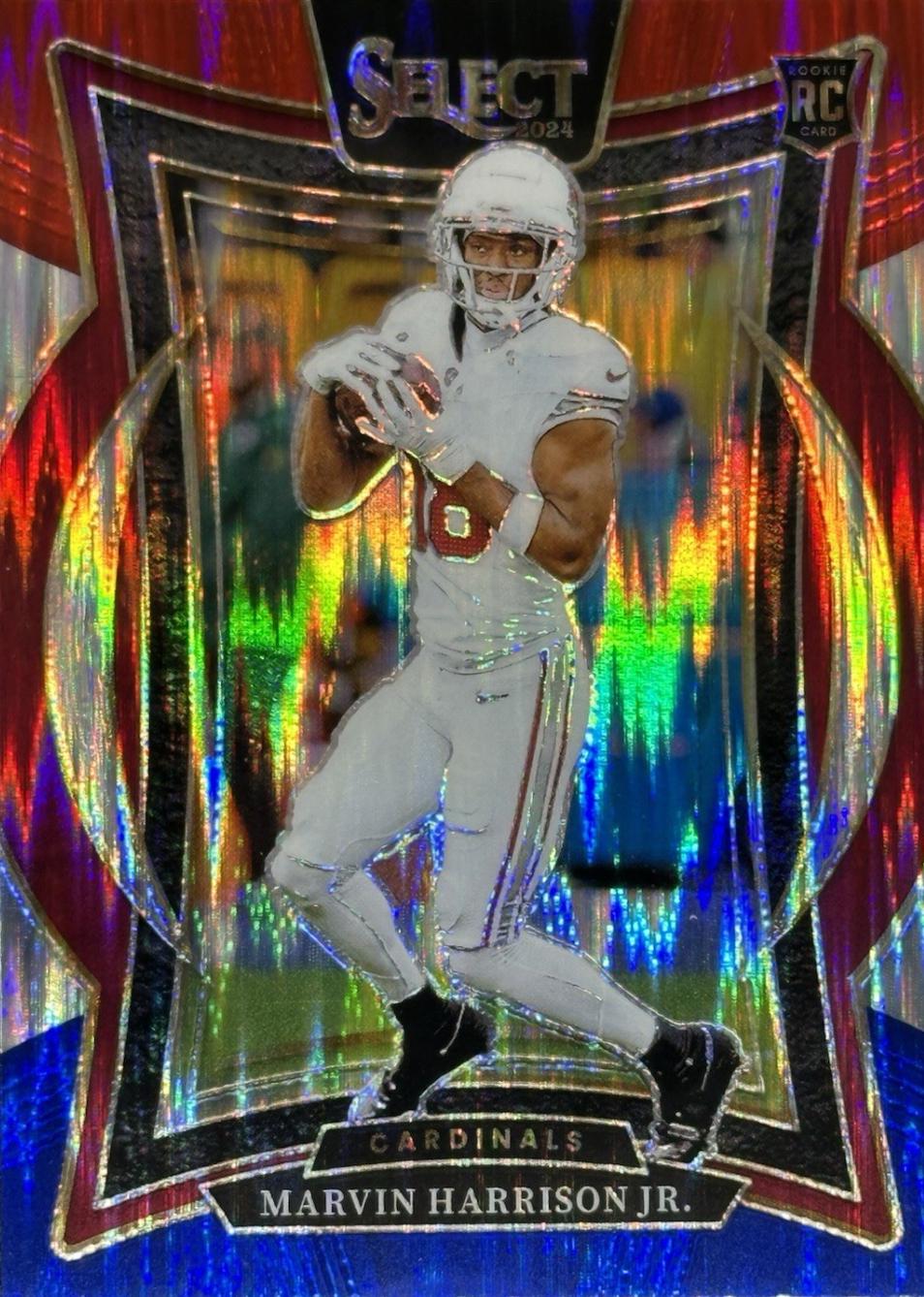 2024 Marvin Harrison Jr. [Red Blue Prizm Shock] #28