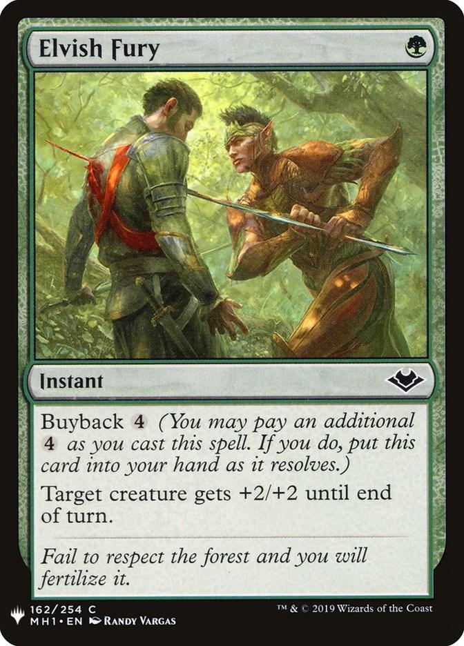 Elvish Fury (Magic The List Reprints)