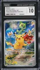 Graded CGC | Pikachu [Paldea] Pokemon Promo
