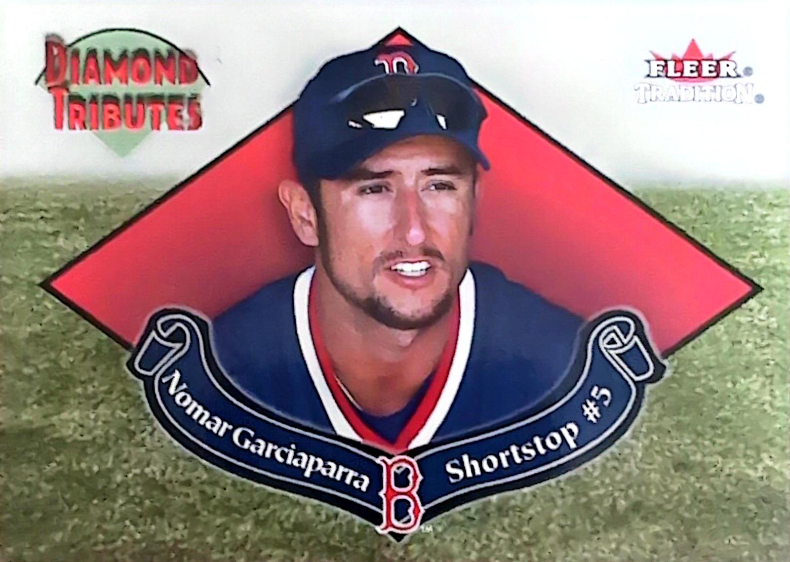 Nomar Garciaparra #DT13 Baseball Cards 2002 Fleer Tradition Diamond Tributes