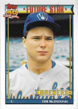 Tim McIntosh #561 Baseball Cards 1991 Topps