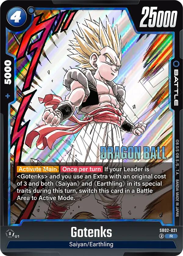 Gotenks SB02-021 Prices | Dragon Ball Fusion World Manga Booster