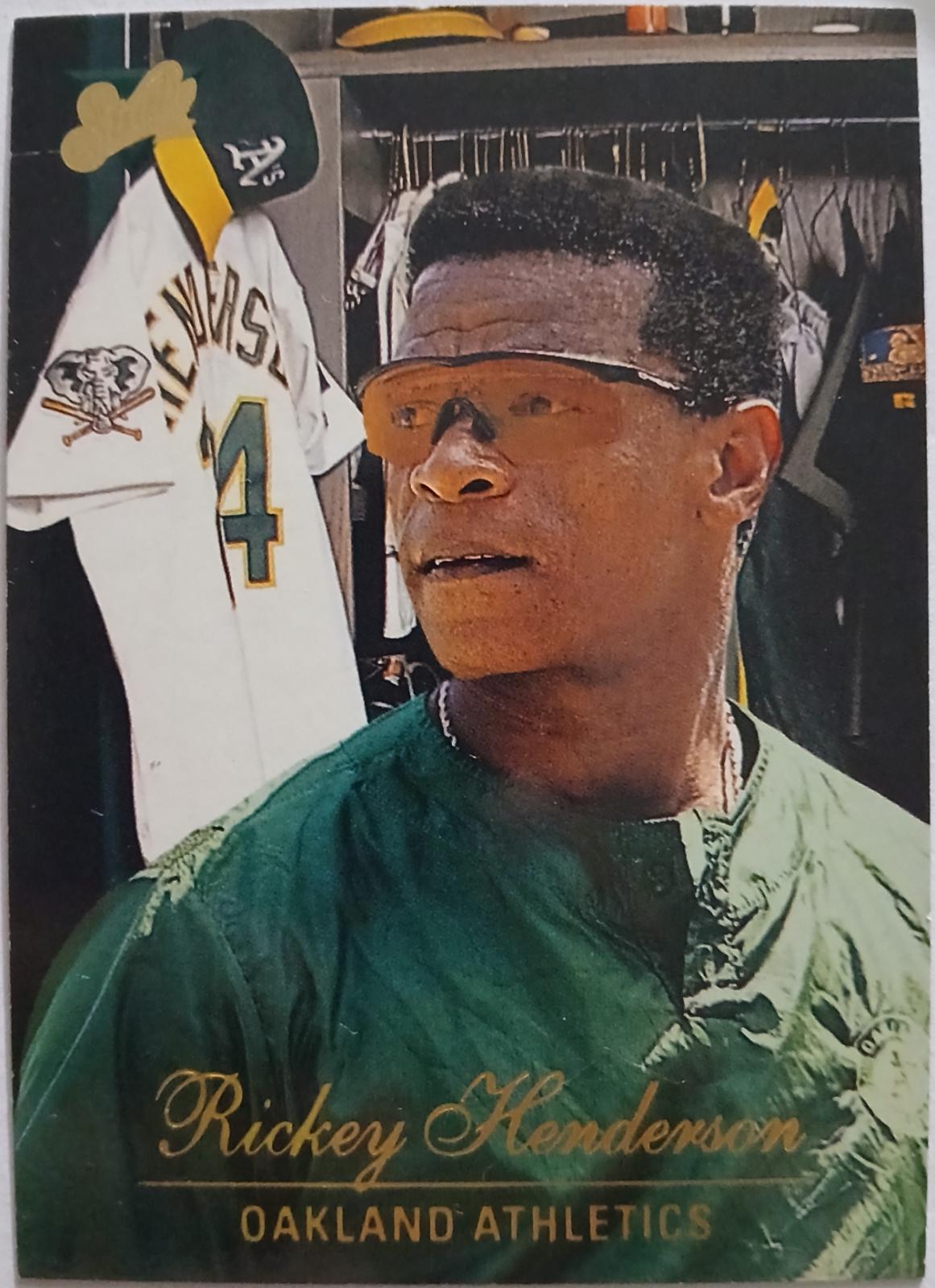 Rickey Henderson #3 Baseball Cards 1994 Studio