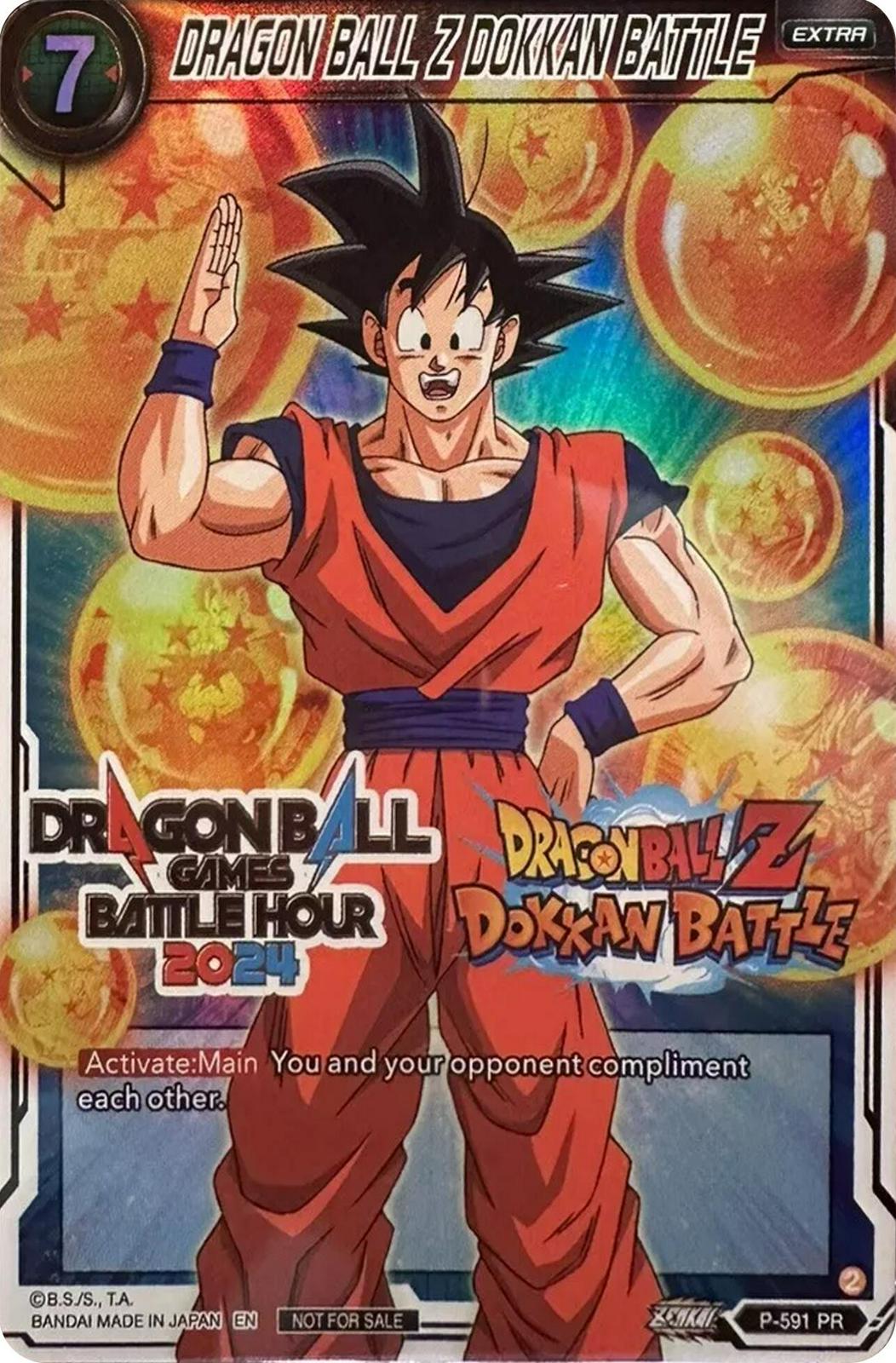 DRAGON BALL Z DOKKAN BATTLE P-591 Dragon Ball Fusion World Promos