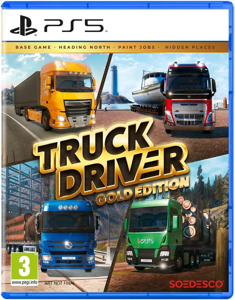 Carátula de Truck Driver Gold Edition para PS5 (edición PAL España)