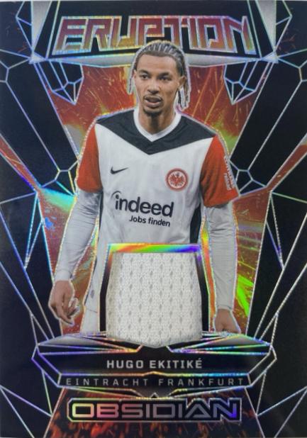 Hugo Ekitike #ER-HE 2024 Panini Obsidian Eruption Soccer