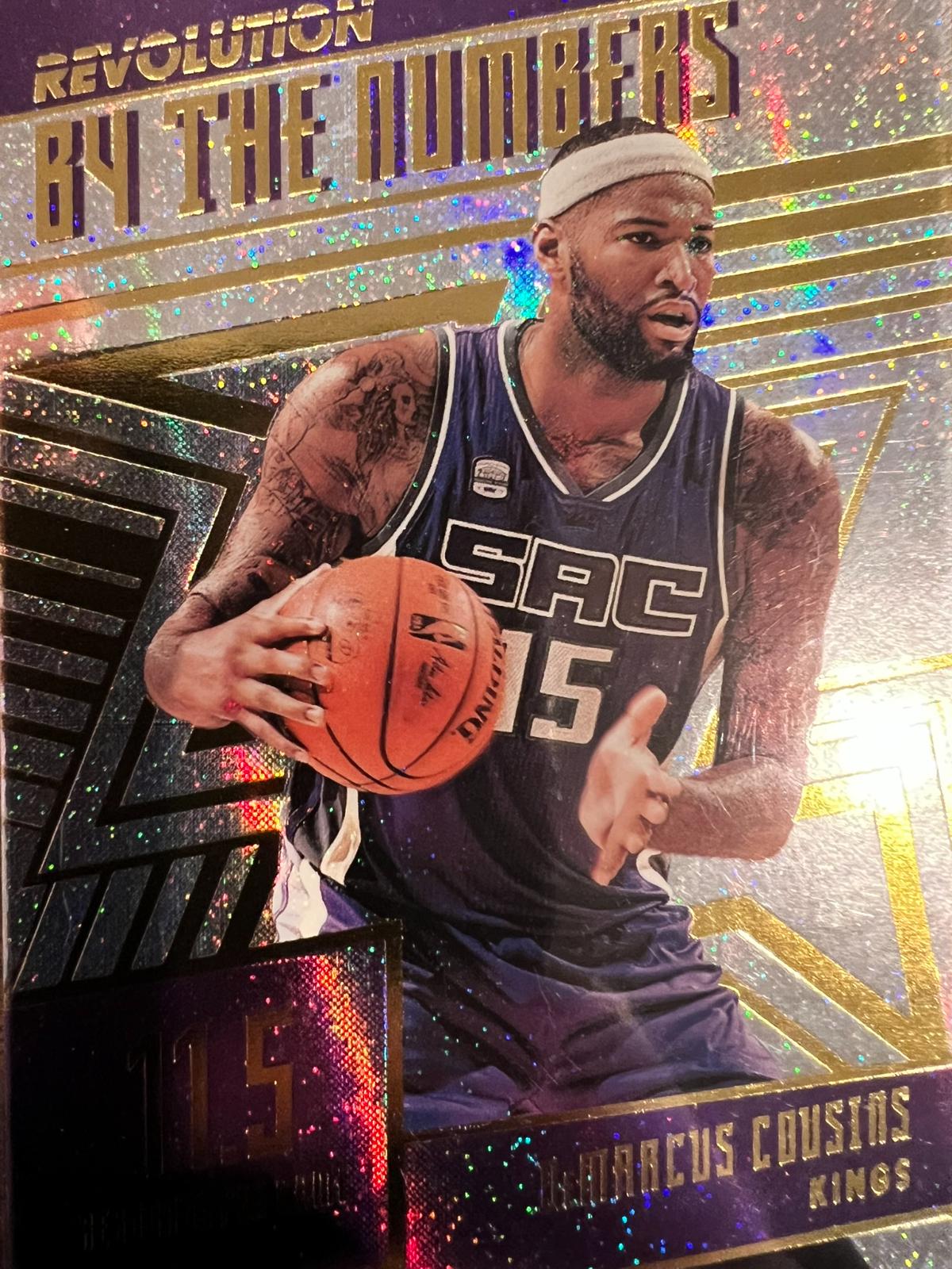 DeMarcus Cousins #20 Basketball Cards 2016 Panini Revolution By the Numbers