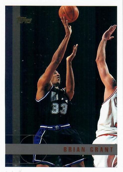 Brian Grant #6 Basketball Cards 1997 Topps