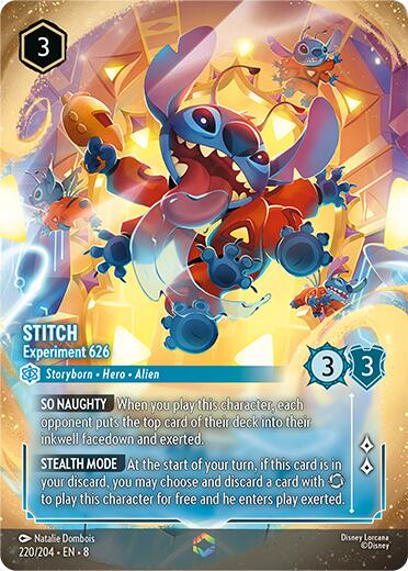 Stitch - Experiment 626 #220 Lorcana Reign of Jafar