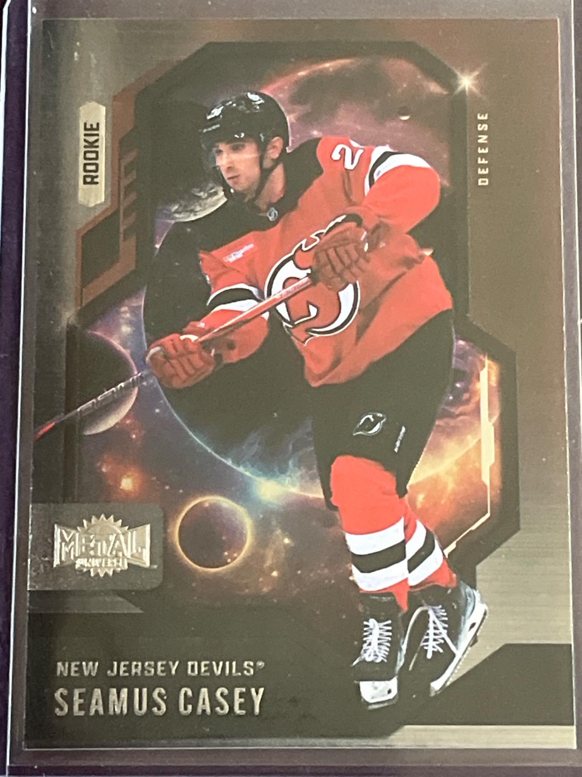 Seamus Casey #105 Hockey Cards 2024 SkyBox Metal Universe
