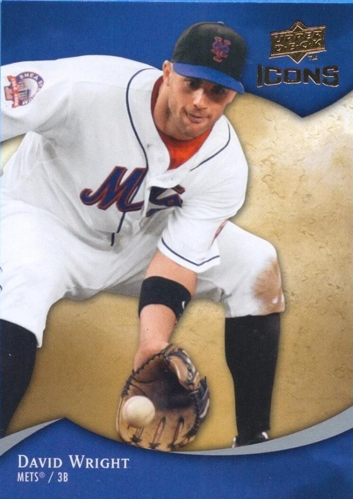 David Wright #32 Baseball Cards 2009 Upper Deck Icons