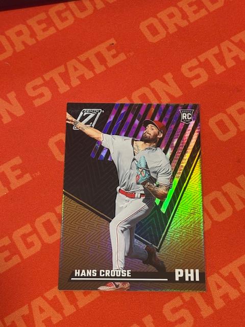 Hans Crouse #8 Baseball Cards 2022 Panini Chronicles Zenith