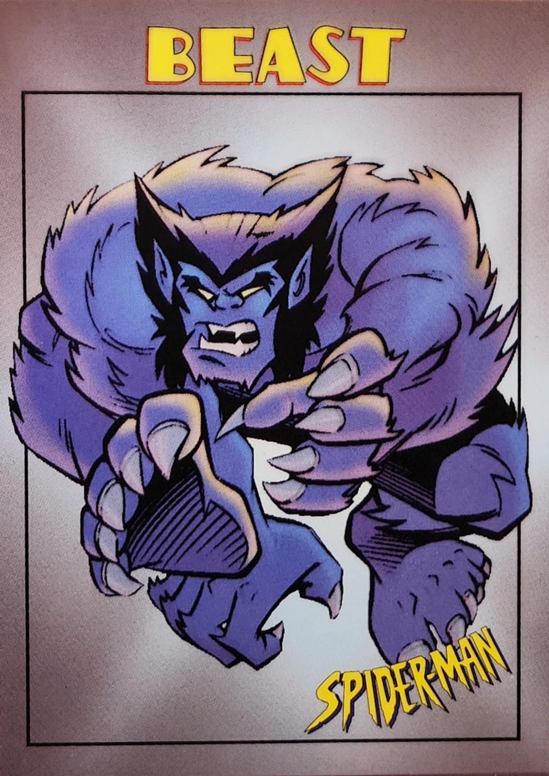 Beast #5 Marvel 1997 Fleer Spider-Man 99 Cents