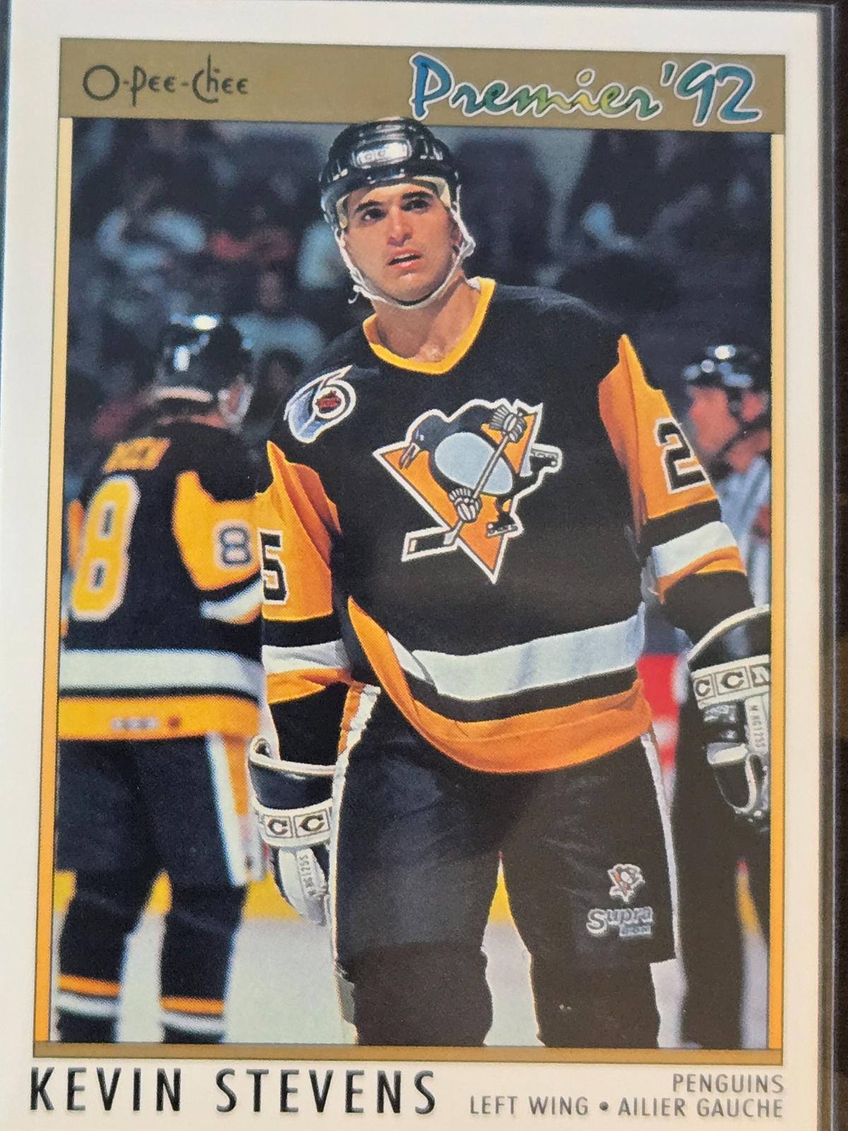 Kevin Stevens #26 Hockey Cards 1991 O-Pee-Chee Premier