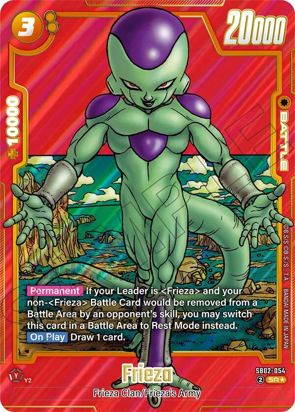 Frieza [Alternate Art] SB02-054 Prices | Dragon Ball Fusion World