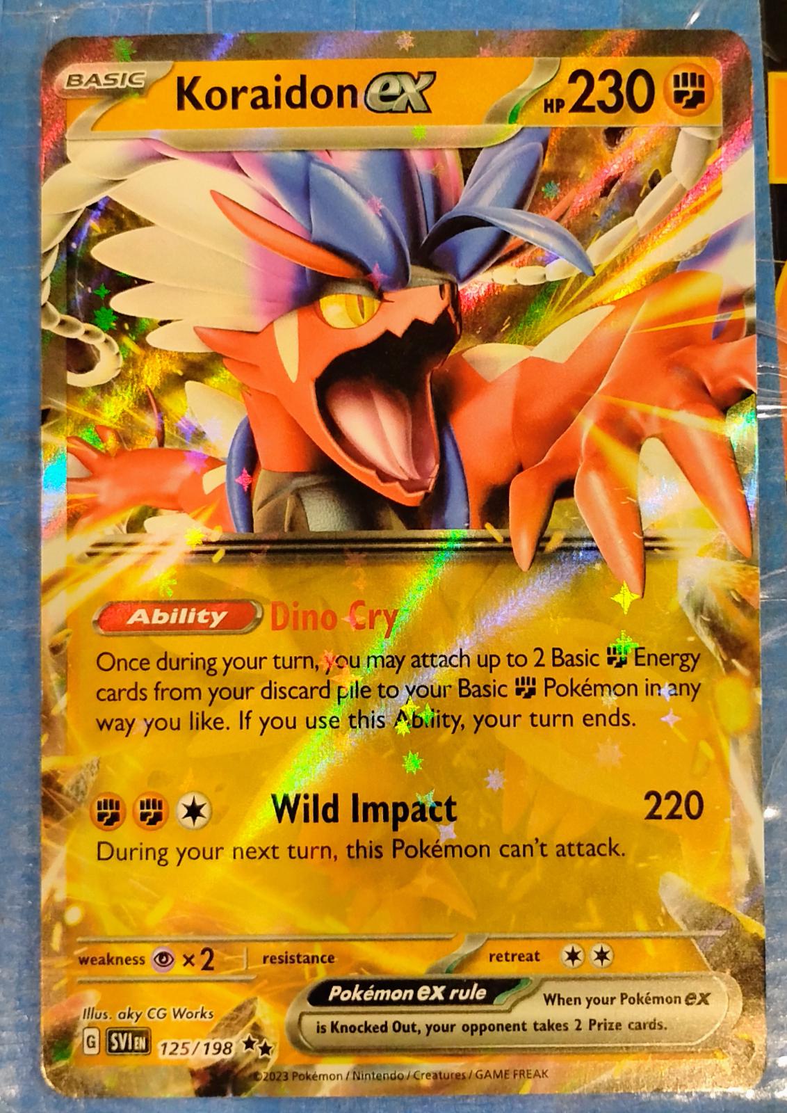 Koraidon ex #125 Pokemon Scarlet & Violet