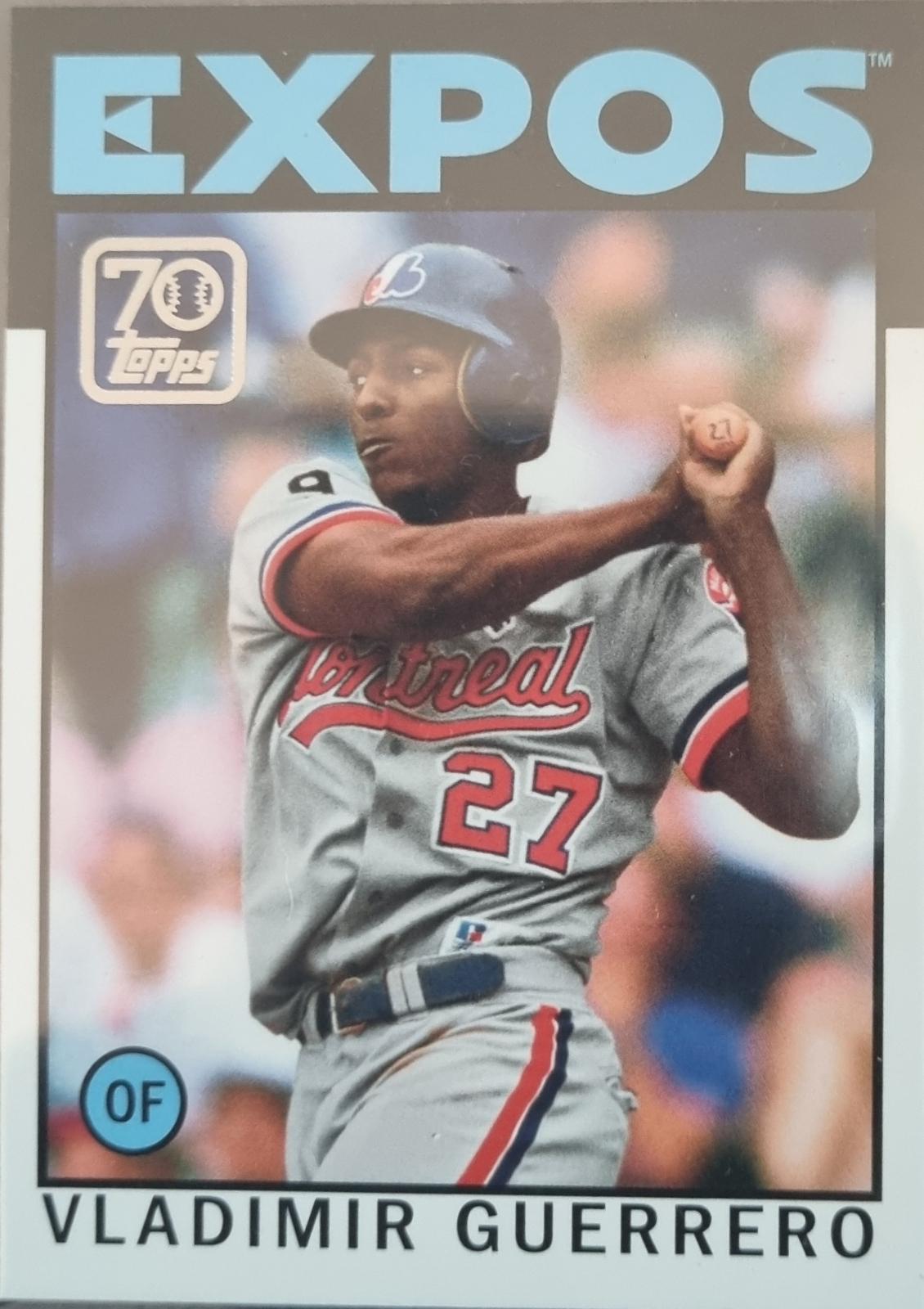 Vladimir Guerrero #70YT-36 Baseball Cards 2021 Topps 70 Years of Baseball