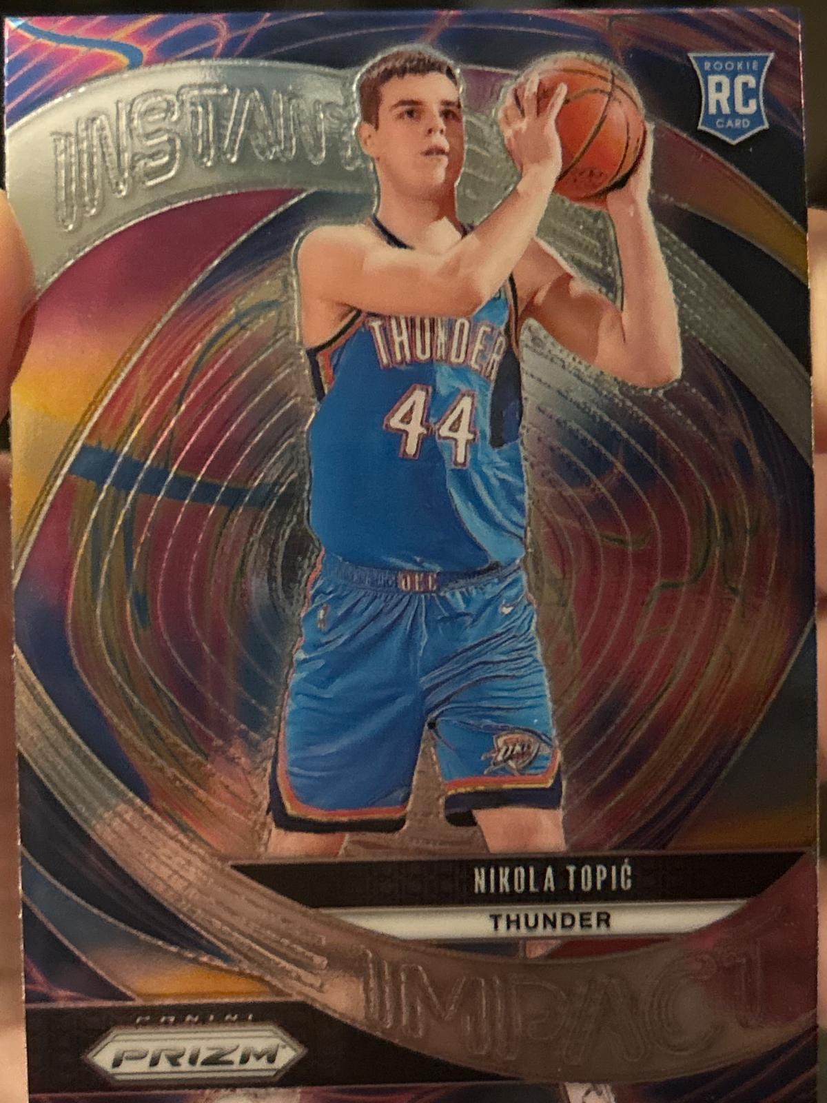 Nikola Topic #3 Basketball Cards 2024 Panini Prizm Instant Impact