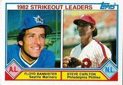 1982 Strikeout Leaders: Floyd Bannister / Steve Carlton