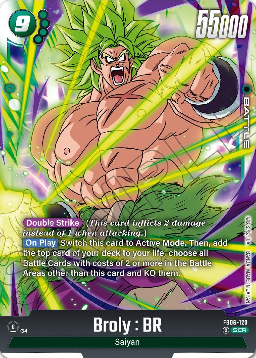 Broly : BR FB06-120 Dragon Ball Super Rivals Clash