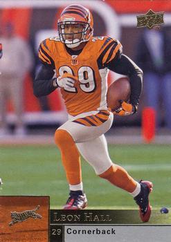 Leon Hall #42 Football Cards 2009 Upper Deck