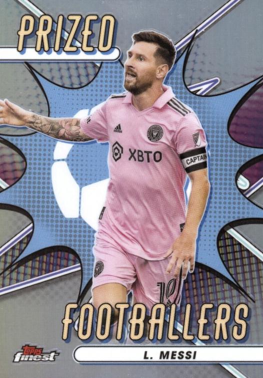 Lionel Messi #PF-17 Soccer Cards 2023 Finest MLS Prized Footballers