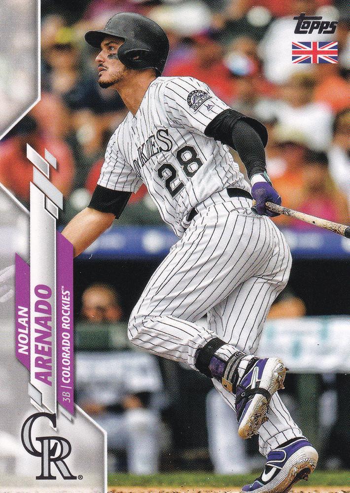 Nolan Arenado #172 2020 Topps UK Edition Baseball