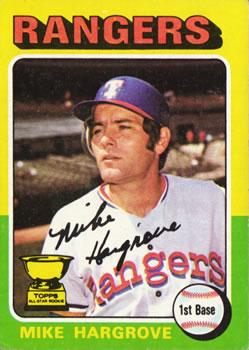Mike Hargrove #106 1975 Topps Baseball