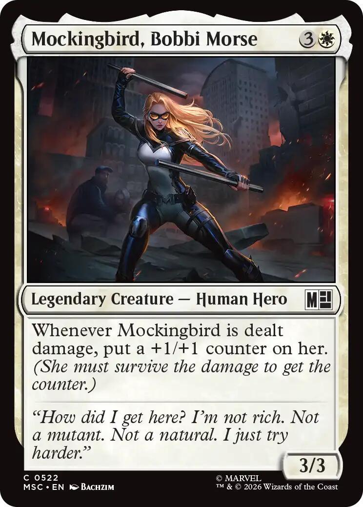 Mockingbird, Bobbi Morse (Magic Marvel Super Heroes Commander)