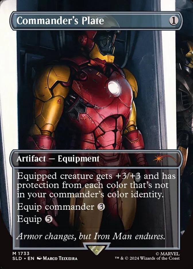 Commander's Plate #1733 Magic Secret Lair Drop