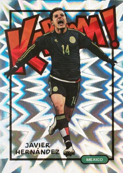 Javier Hernandez #19 Soccer Cards 2017 Panini Select Kaboom