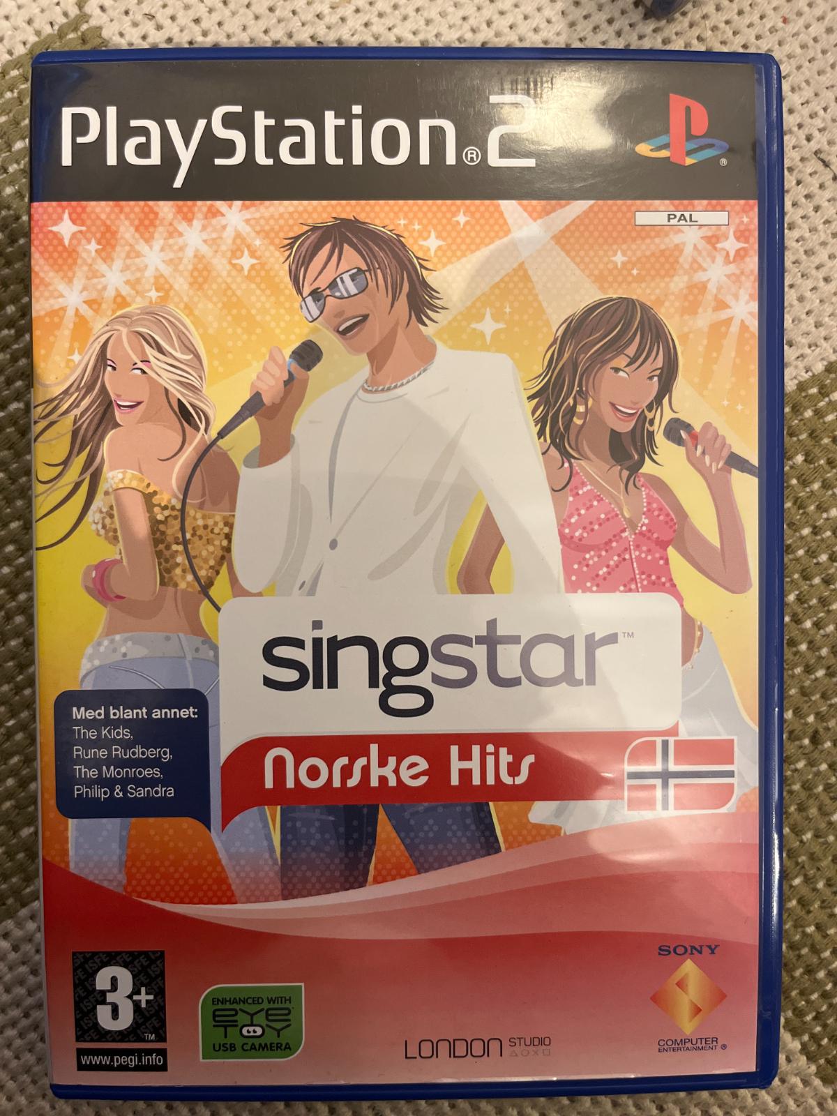 SingStar Norske Hits PAL Playstation 2