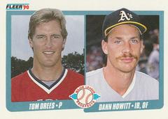 Tom Drees / Dann Howitt #644 Baseball Cards 1990 Fleer Prices