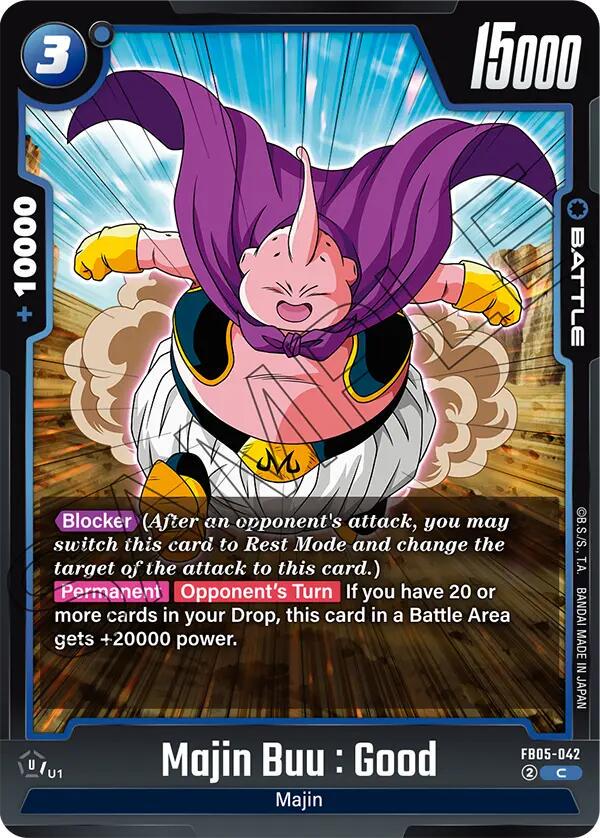Majin Buu: Good FB05-042 Dragon Ball Fusion World New Adventure