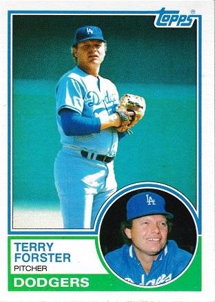 Terry Forster #583 Baseball Cards 1983 Topps